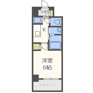 LiveCasa本町【11階】の間取り