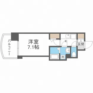 セレニテ日本橋プリエ【6階】の間取り