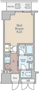 クレストコート堂島【5階】の間取り