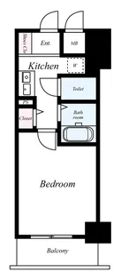 ラナップスクエア南森町【8階】の間取り