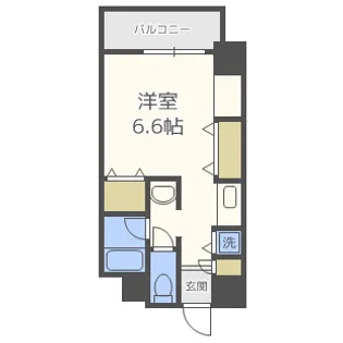 エル・セレーノ九条【4階】の間取り