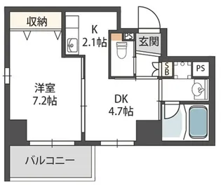 カーサ セレーネ【8階】の間取り