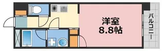 パークハイムうつぼ【2階】の間取り