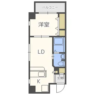アドーラブル船場【5階】の間取り