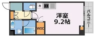 エスパシオ・コモド大阪新町【7階】の間取り