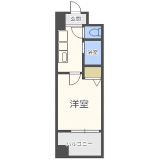 HOPE CITY天神橋【9階】の間取り
