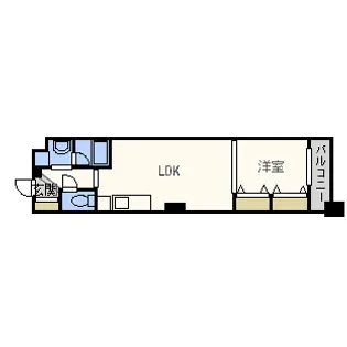 ブラービ南船場【11階】の間取り