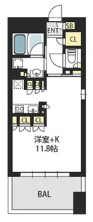 ガリレオ新町【4階】の間取り