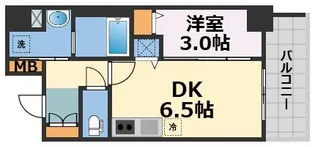 エスリードレジデンス ザ・グラン 梅田イースト【2階】の間取り
