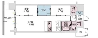Draw上本町【5階】の間取り