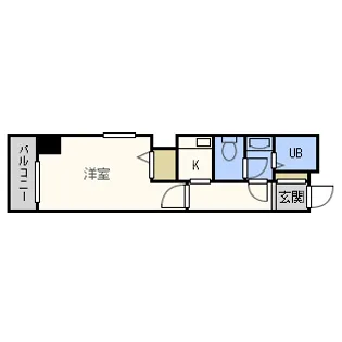 ビクトワーレ【6階】の間取り