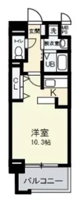 ブランクレール谷町【14階】の間取り