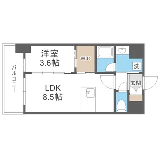 ORSUS大阪福島【6階】の間取り