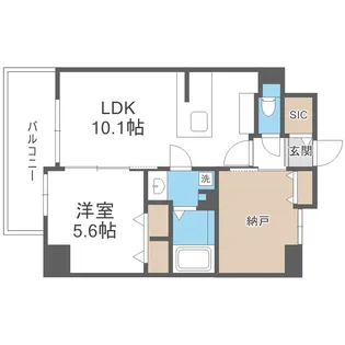 Louis Residence 弁天町の間取り