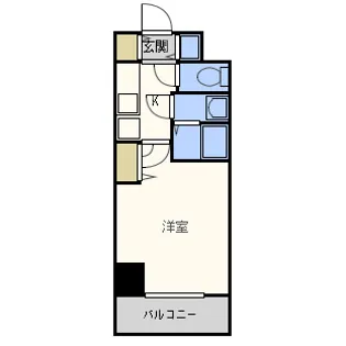 シャルマンフジ大阪城南【4階】の間取り