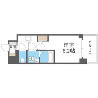 エスリードレジデンス ザ・グラン大阪福島クラス【7階】の間取り