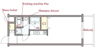 アイディール中之島【6階】の間取り
