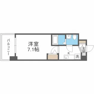 セレニテ福島カルム【8階】の間取り