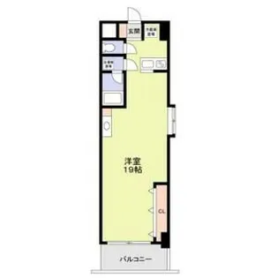 サクシード南森町【6階】の間取り