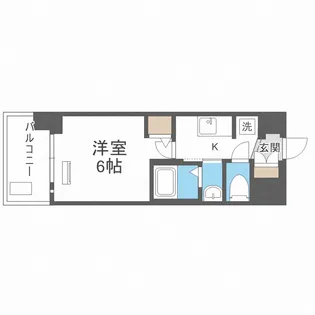 エステムコートサウスプレイスⅥ ラグジー【9階】の間取り