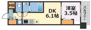 Dimora難波【5階】の間取り