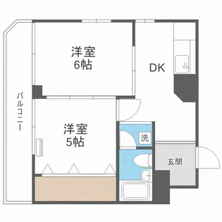 サンビラ大手前【5階】の間取り
