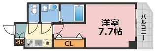 S-RESIDENCE堺筋本町Uno【4階】の間取り