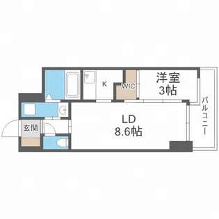 セレニテ本町グランデ【14階】の間取り
