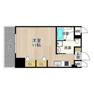 CITY SPIRE日本橋高津(ヴェルデカーサ高津)【3階】の間取り