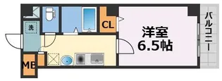 ドエル心斎橋【1階】の間取り