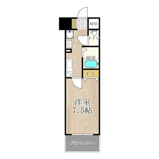 メゾン・デ・ノムラ島之内【12階】の間取り