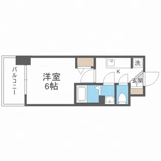 BPRレジデンス天満橋【3階】の間取り