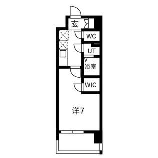メルディア大阪EASTワールドアイ【2階】の間取り