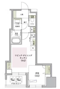 アーバネックス西天満II【13階】の間取り