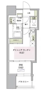 アーバネックス西天満II【13階】の間取り