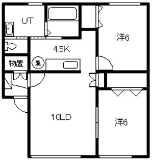 ルミエール【102号室】の間取り