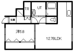 ALTO【105号室】の間取り
