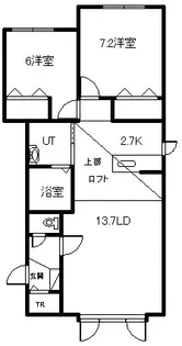 セドナ【B202号室】の間取り