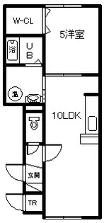 エル9条通【B202号室】の間取り
