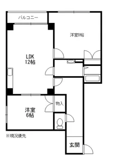 パレス3.25【43号室】の間取り