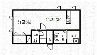シェラトンハイツ【101号室】の間取り