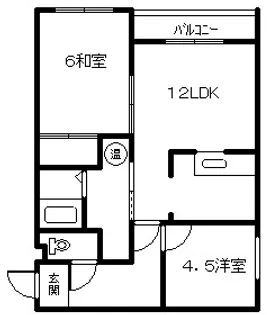 センチュリー開運【304号室】の間取り