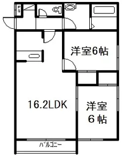 ベルオーブ【105号室】の間取り