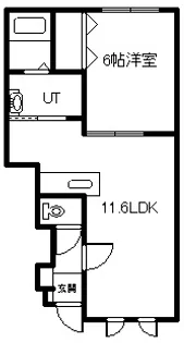 Sorutiga【102号室】の間取り