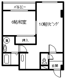 センチュリー開運【202号室】の間取り