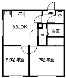 メモリーハウス【C号室】の間取り