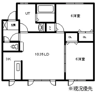 シェノン【201号室】の間取り