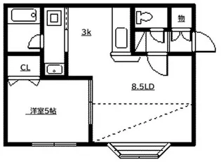 ノースアコード【2階】の間取り