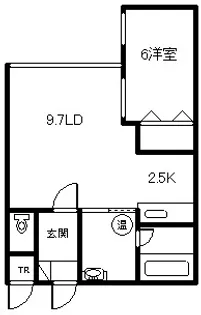 ワイステラⅡ【103号室】の間取り