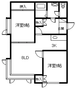 J&N【203号室】の間取り